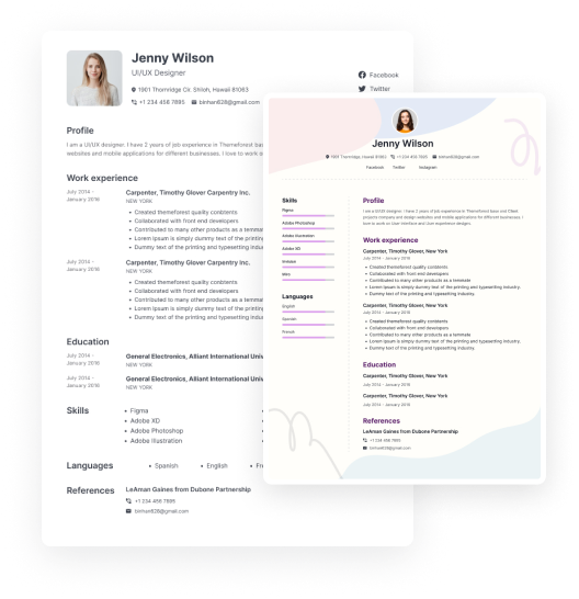 resume templates resutec 2