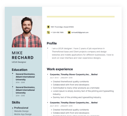 resume maker img minimized